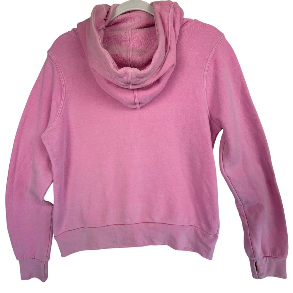Aviator Nation Pink Ninja Pullover Hoodie Quilted Funnel Neck Women Small $220 - Picture 4 of 6